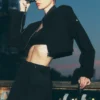 Chaqueta corta «Main Character» - Negro