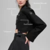 Chaqueta corta «Main Character» - Negro