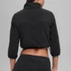 Chaqueta corta «Retreat» de forro polar - Negro