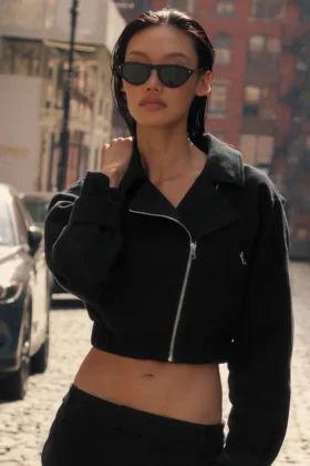 Chaqueta «Cosmopolitan» corta - Negro