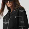 Chaqueta «Cosmopolitan» corta - Negro