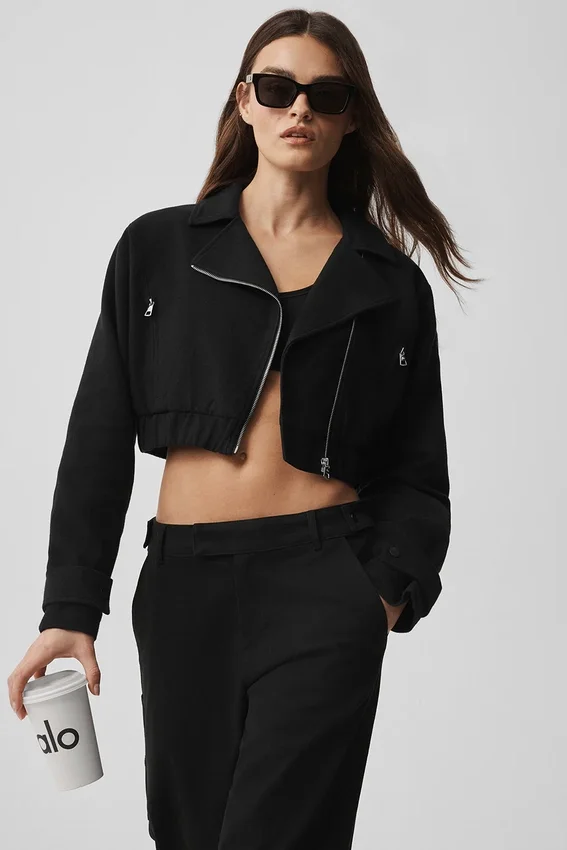 Chaqueta «Cosmopolitan» corta - Negro