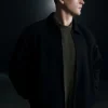 Chaqueta de lona de algodón Coaches - Negro