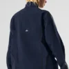 Chaqueta deportiva Origin con cremallera completa - Azul marino/Negro