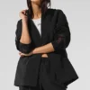 Chaqueta deportiva Origin con cremallera completa - Negra