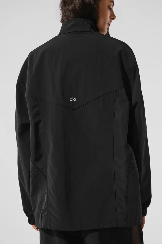 Chaqueta deportiva Origin con cremallera completa - Negra