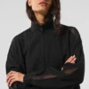 Chaqueta deportiva Origin con cremallera completa - Negra