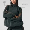 Chaqueta deportiva Origin con cremallera completa - Verde carbón