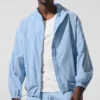 Chaqueta deportiva Vantage de nailon ripstop - Azul concha