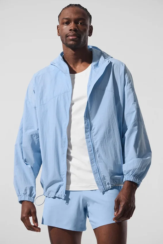 Chaqueta deportiva Vantage de nailon ripstop - Azul concha