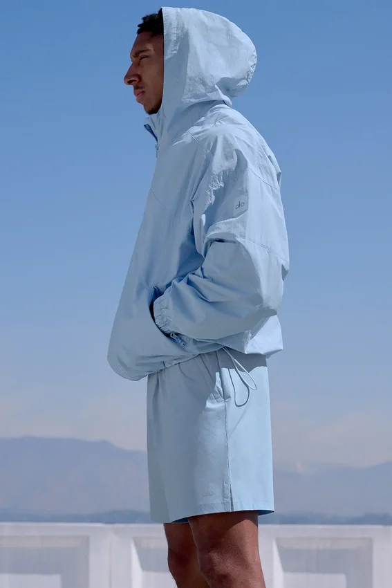 Chaqueta deportiva Vantage de nailon ripstop - Azul concha
