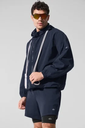 Chaqueta deportiva Vantage de nailon ripstop - Azul marino