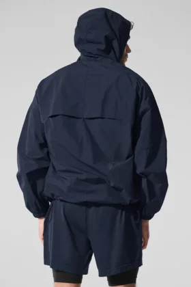 Chaqueta deportiva Vantage de nailon ripstop – Azul marino