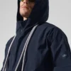 Chaqueta deportiva Vantage de nailon ripstop - Azul marino