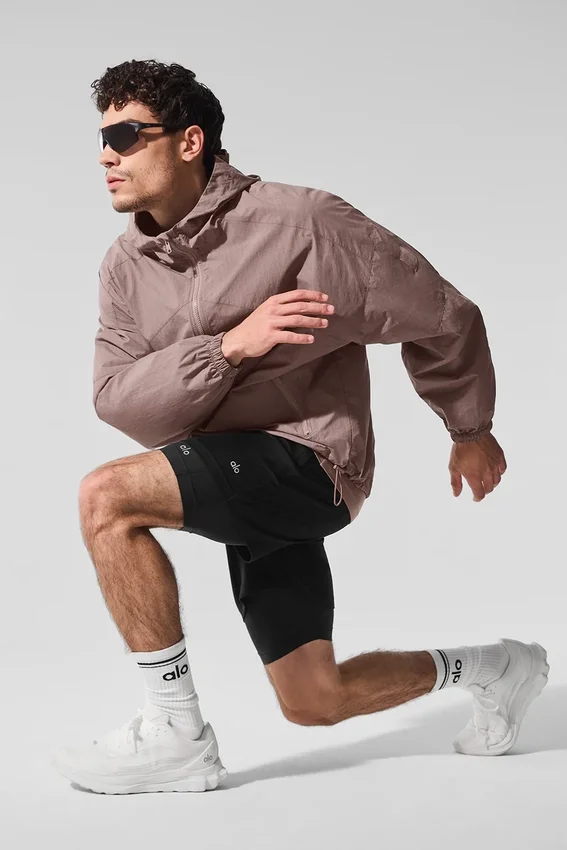 Chaqueta deportiva Vantage de nailon ripstop - Color seta