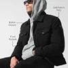 Chaqueta Ease Trucker - Negra