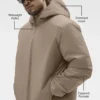 Chaqueta Elemental con cremallera completa - Gravel