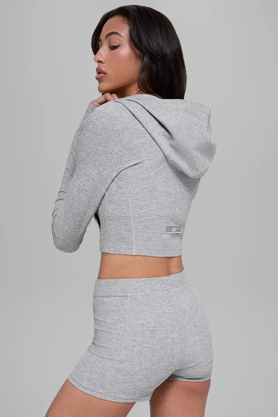 Chaqueta entallada Alosoft Sincere - Gris jaspeado deportivo