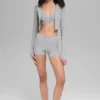 Chaqueta entallada Alosoft Sincere - Gris jaspeado deportivo
