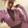 Chaqueta entallada Alosoft Sincere - Rosa corazón de caramelo