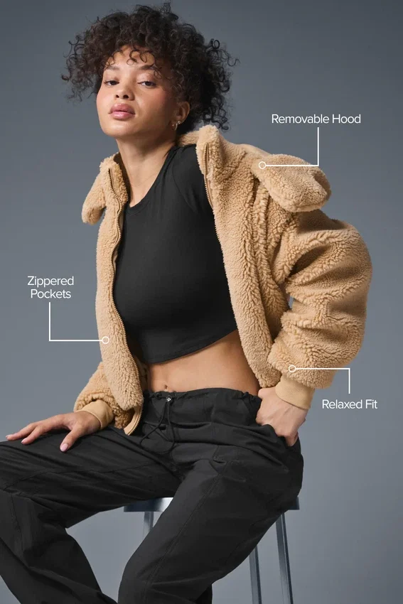 Chaqueta Foxy Sherpa - Camel