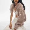 Chaqueta Foxy Sherpa - Chai Latte