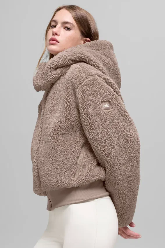 Chaqueta Foxy Sherpa - Chai Latte
