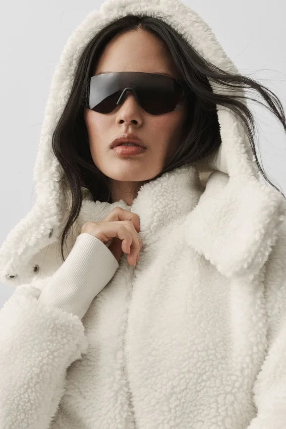 Chaqueta Foxy Sherpa - Marfil