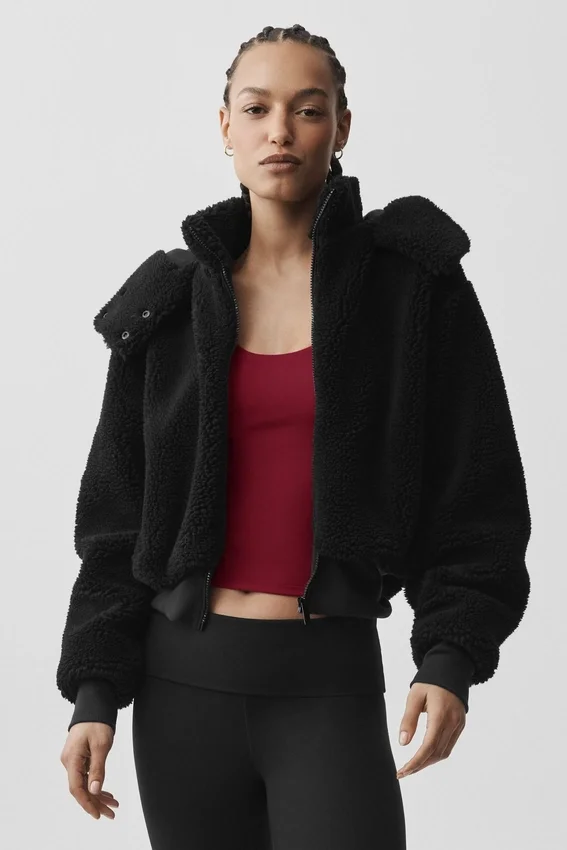 Chaqueta Foxy Sherpa - Negro