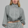 Chaqueta Game Time con cremallera completa - Gris lunar