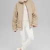 Chaqueta Grand de imitación de piel de oveja - Woodland Tan