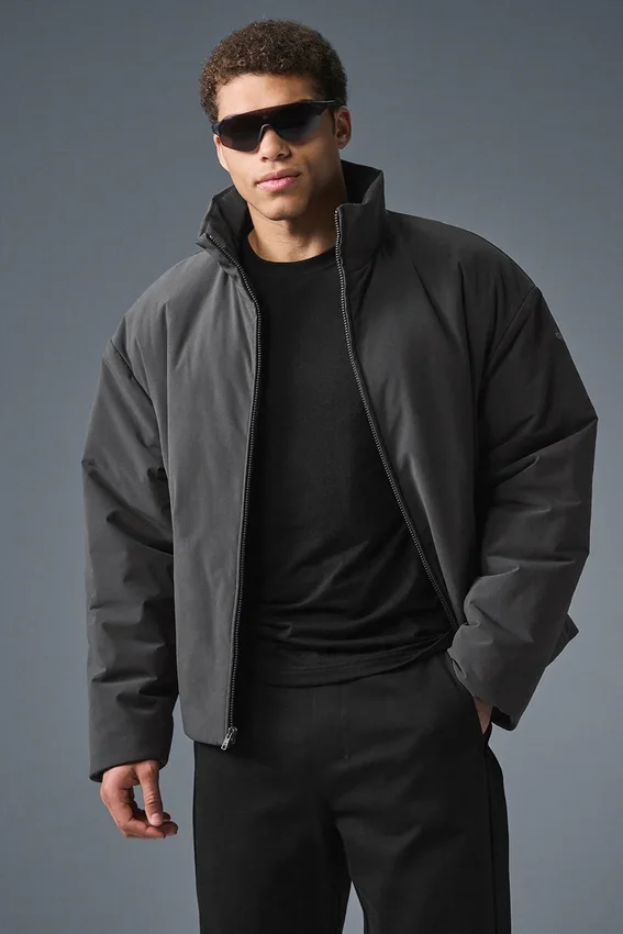 Chaqueta Notable de tejido elástico - Antracita