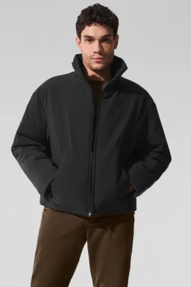 Chaqueta Notable de tejido elástico - Negro