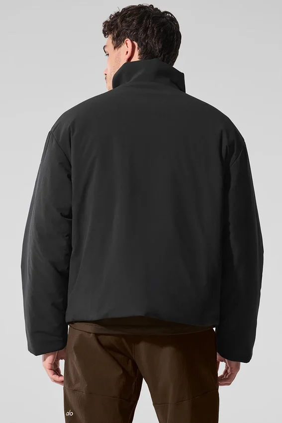 Chaqueta Notable de tejido elástico - Negro