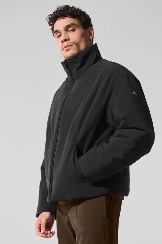 Chaqueta Notable de tejido elástico - Negro