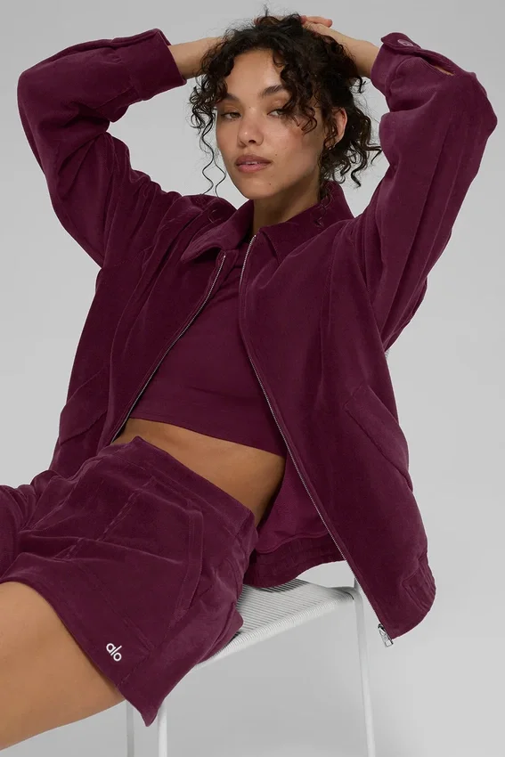 Chaqueta «On Duty» de micropana - Burdeos