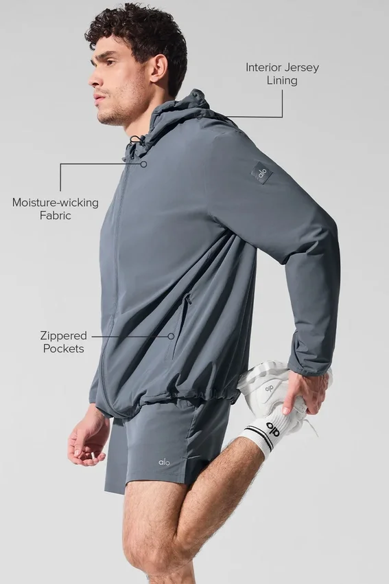 Chaqueta Performance On-The-Go - Gris acero