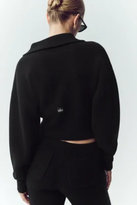 Chaqueta Radiate de cachemira – Negro