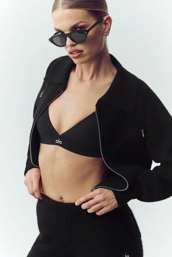 Chaqueta Radiate de cachemira - Negro