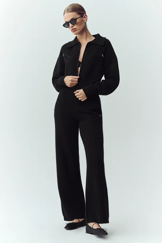 Chaqueta Radiate de cachemira - Negro