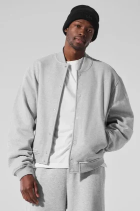 Chaqueta «Renown Varsity» - Gris jaspeado deportivo
