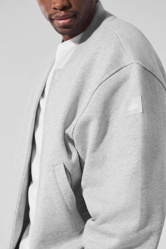 Chaqueta «Renown Varsity» - Gris jaspeado deportivo