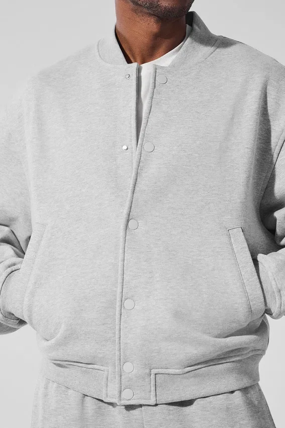 Chaqueta «Renown Varsity» - Gris jaspeado deportivo
