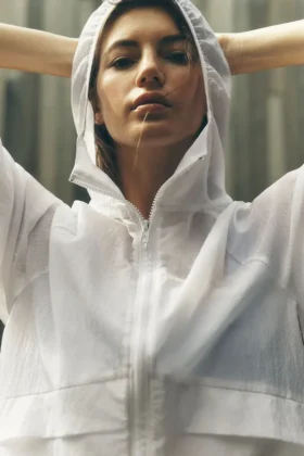 Chaqueta Ripstop Electric - Blanca