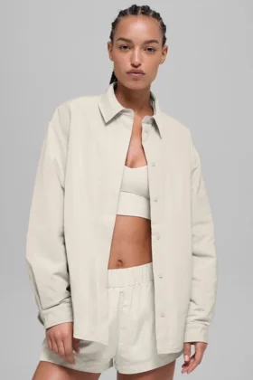 Chaqueta «Shacket» Socialite - Hueso