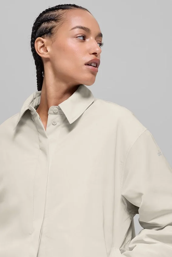 Chaqueta «Shacket» Socialite - Hueso