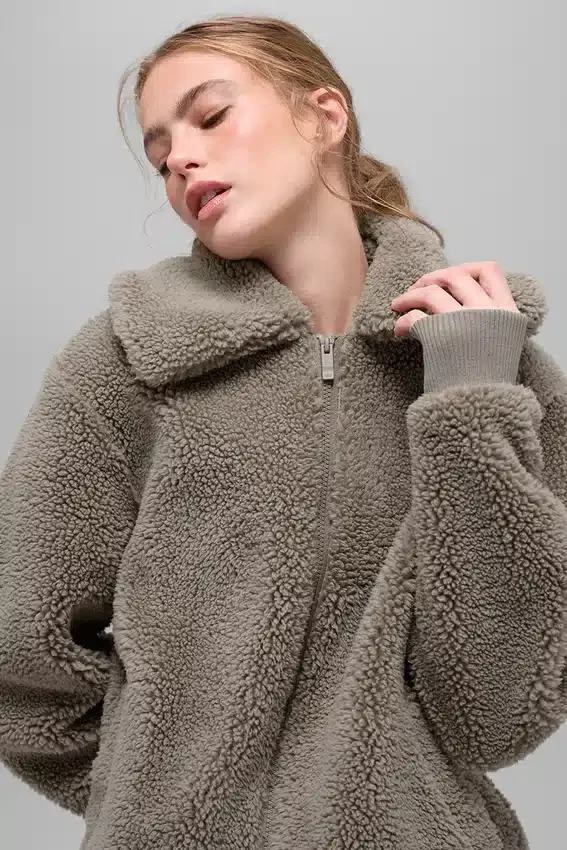 Chaqueta Sherpa Downtown - Cacao claro