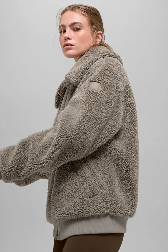 Chaqueta Sherpa Downtown - Cacao claro