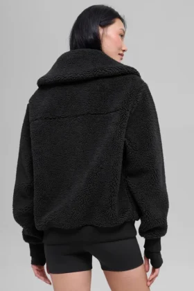 Chaqueta Sherpa Downtown – Negro