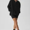Chaqueta Take Note de forro polar - Negro